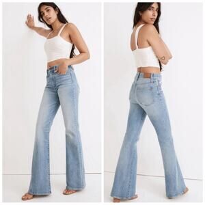 Madewell Jeans Womens 27 Blue Perfect Vintage Flare High Rise Heritage Stretch